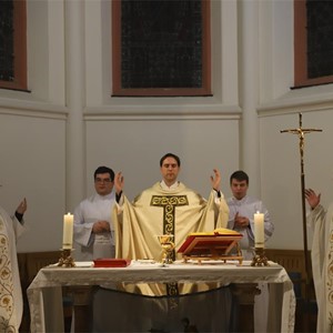 Mons. Kovač predvodio euharistijsko slavlje u Nadbiskupskom bogoslovnom sjemeništu